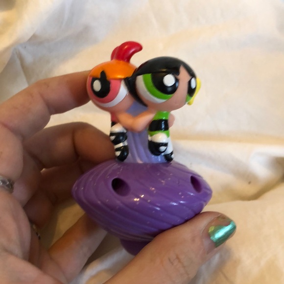 Powerpuff Girls Spinning Top 2002 Burger King toy - Picture 2 of 2
